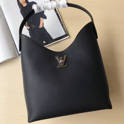 Louis Viutton Lock Me Hobo Tote Shouder Bag ,29.5cm - 루이비통 락미 호보 토트 숄더백 M52776,LOUB1080,29.5cm,블랙