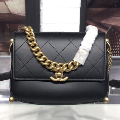 Chanel Women Chain Shoulder Bag,20/24CM - 샤넬 여성용 체인 숄더백 CHAB0585,20/24CM,블랙(금장)