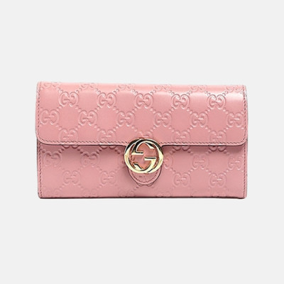 Gucci 2019 Womens Signature GG Shima Long Wallet 369663 - 구찌 여성 시그니처 GG 시마 장지갑 Guc0928x.Size(19cm).연핑크