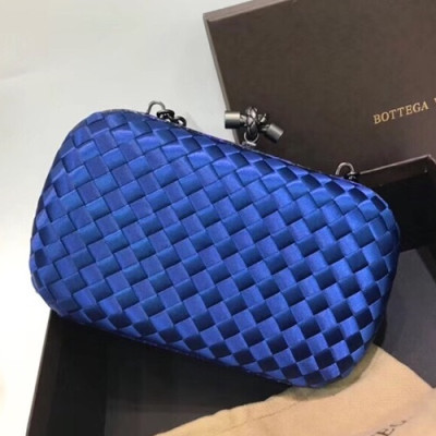 Bottega Veneta Blue Chain Shoulder Cross Bag,20cm - 보테가 베네타 블루 체인 숄더 크로스백 BVB0149,20cm