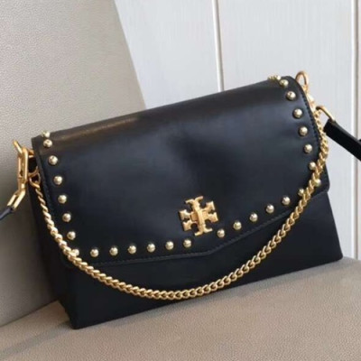 Tory Burch 2019 Leather Black Shoulder Bag,25cm - 토리버치 2019 레더 블랙 숄더백 TBB0202,25cm