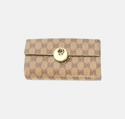 Gucci 2019 Womens Ophidia GG Enamel Coating Long Purse - 구찌 여성 오피디아 GG 에나멜 코팅 장지갑 Guc0933x.Size(19.2cm).카멜