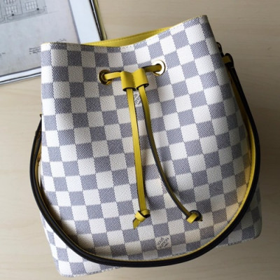 Louis Vuitton NeoNoe  Bucket Bag,26cm - 루이비통 네오노에 버킷백  M44022,LOUB1086 ,26cm,화이트+옐로우