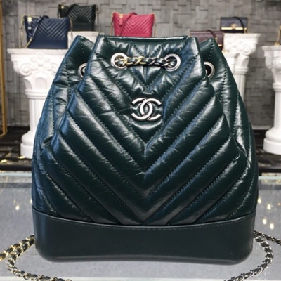 Chanel Gabrielle Back Pack ,23CM - 샤넬 가브리엘 백팩,CHAB0642,23CM,다크그린