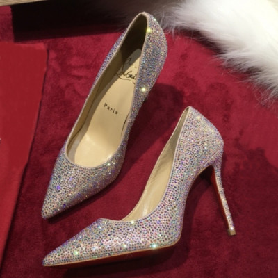 Christian Loubutin 2019 Glitter Patent High-heel Pumps  - 크리스챤 루부탱 글리터 페이던트 하이힐 펌프스 Btin0037x.Size (225 - 255).실버