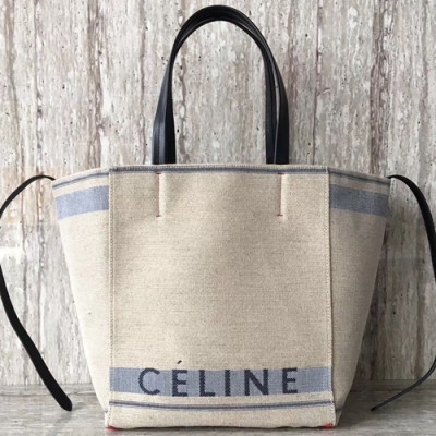 Celine Canvas Tote Shoulder Shopper Bag,31CM - 셀린느 캔버스 토트 숄더 쇼퍼백 ,2206-1,31CM,연블루