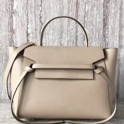 Celine Leather Large Belt Shoulder Bag,28CM - 셀린느 레더 라지 벨트 숄더백 ,98311-2,28CM,베이지