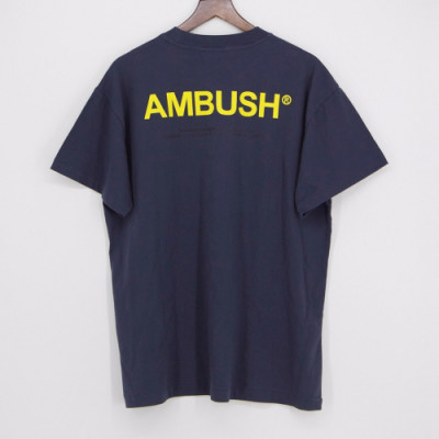 Ambush 2019  Mens Logo Cotton Short Sleeved Tshirt - 앰부시 남성 로고 코튼 반팔티 Amb001x.Size(s - 2xl).2컬러(네이비/카멜)