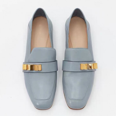 Stuart Weitzman 2019 Womens Metal Logo Leather Loafer - 슈트어트 와이츠먼 여성 메탈 로고 레더 로퍼 Stu0013x.Size(225 - 250).소라