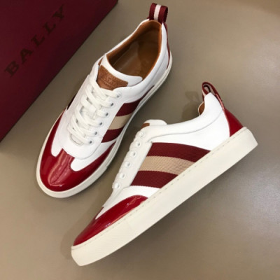 Bally 2019 Mens Business Calfskin Sneakers - 발리 남성 비지니스 카푸스킨 스니커즈 Bly0098x.Size(240 - 270).레드