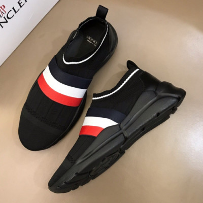 Moncler 2019 Mens Adon Scarpa Cajual Shoes - 몽클레어 남성 캐쥬얼 슈즈 Moc0478x.Size(245 - 265).블랙