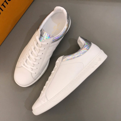 Louis Vuitton 2019 Mens Business Logo Lambskin Sneakers  - 루이비통 남성 비지니스 로고 램스킨 스니커즈 Lou01009x.Size(240 - 270).화이트