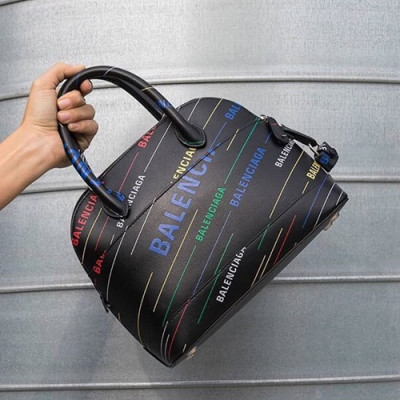 Balenciaga 2019 Ville Top Handle Shoulder Bag,18/26CM - 발렌시아가 2019 빌 탑 핸들 숄더백,BGB0077,18/26CM,블랙