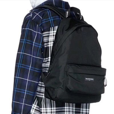 Balenciaga 2019 Nylon Back Pack,36CM - 발렌시아가 2019 남여공용 나일론 백팩,BGB0121,36CM,블랙