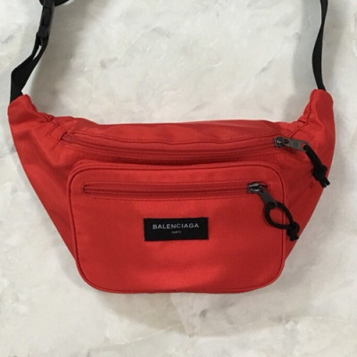 [Big Sale !!!!]Balenciaga 2019 Canvas Belt Bag,31CM - 발렌시아가 2019 캔버스 남여공용 벨트백,BGB0132,31CM,레드