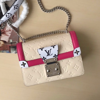 Louis Vuitton 2019 Wynwood Monogram Vernis Shoulder Bag,21cm - 루이비통 2019 윈우드 모노그램 베르니 숄더백 M90445,LOUB1126 ,21cm,연베이지