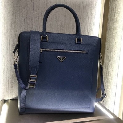 Prada 2019 Saffiano Mens Business Bag,35CM - 프라다 2019 사피아노  남성용 서류가방 2VG046-1 ,35CM,네이비