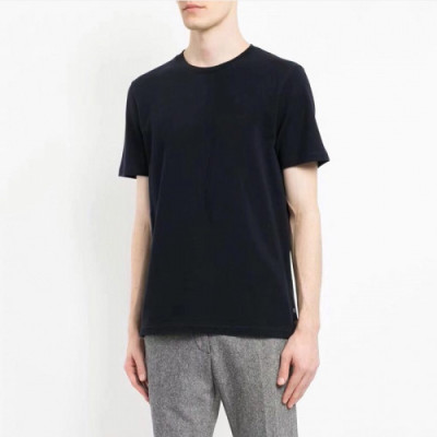 Thom Browne 2019 Mens Strap Cotton Short Sleeved Tshirt - 톰브라운 남성 스트랩 코튼 반팔티 Tho0058x.Size(m - xl).블랙