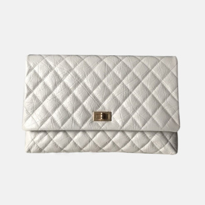 Chanel 2019 Women Clutch Bag ,28CM - 샤넬 2019 여성용 클러치백,CHAB0666,28CM,화이트