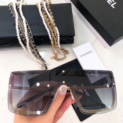 [매장판]Chanel 2019 Womens CC Logo Pearl Charm Metal Frame Sunglasses - 샤넬 여성 CC로고 진주 참장식 메탈 프레임 선글라스 Cnl0407x.Size(140-17-140).6컬러