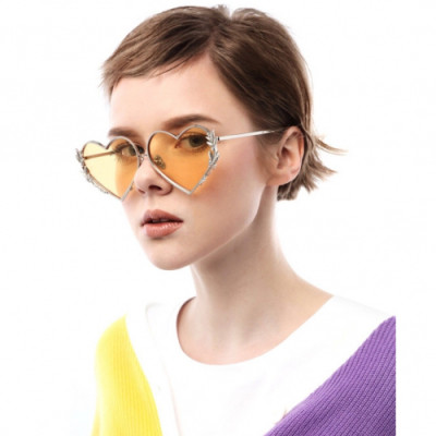 Whatever_more 2019 Womens Heart Metal Frame Eyewear - 왓에버모어 여성 하트 메탈 프레임 아이웨어 Wha002x.Size(62-13-150).5컬러