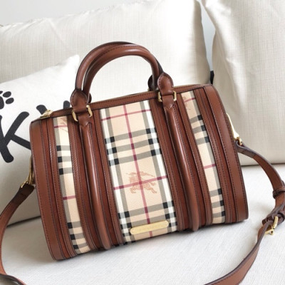 [유니크&트렌디한 백]Burberry 2019 Tote Shoulder Bag,31CM - 버버리 2019 여성용 토트 숄더백,BURB0181,31CM,베이지+브라운