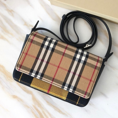 [빈티지]Burberry 2019 Shoulder Cross Bag, 19.5cm - 버버리 2019 여성용 숄더 크로스백 ,BURB0203,19.5cm,다크베이지