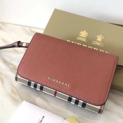 Burberry 2019 Wallet Clutch Bag, 18cm - 버버리 2019 월릿 클러치백 ,BURB0234,18cm,브릭레드