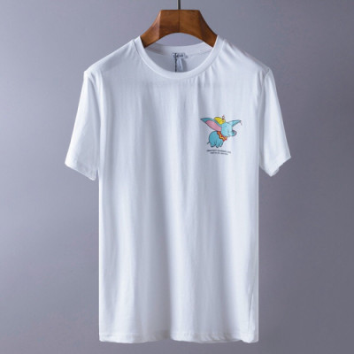 Loewe 2019 Mm/Wm Dumbo Cotton Short Sleeved Tshirt - 로에베 남자 덤보 코튼 반팔티 Loe0053x.Size(s - xl).2컬러(블랙/화이트)