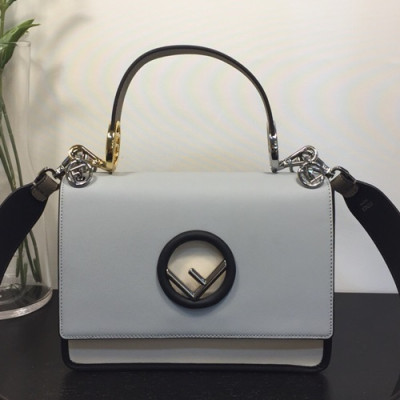 Fendi 2019 Tote Shoulder Bag ,26CM - 펜디 2019 토트 숄더백 FENB0132,26CM,그레이+베이지