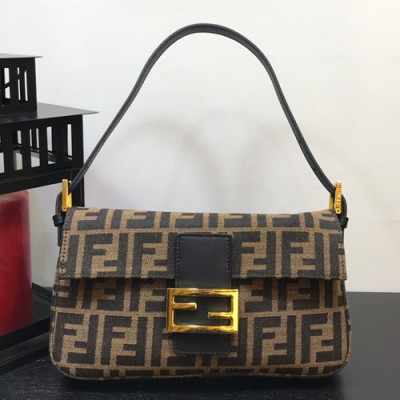 Fendi 2019 Tote Shoulder Bag,26CM - 펜디 2019 여성용 토트 숄더백 FENB0166,26CM,블랙