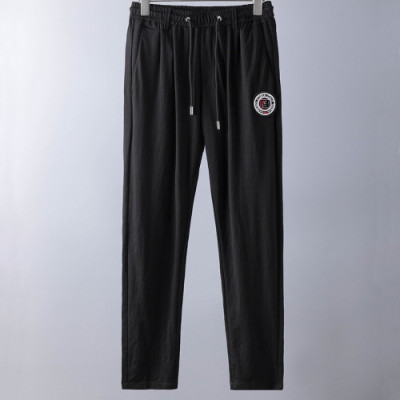 Fendi 2019 Mens Casual Initial Logo Trianing Pants - 펜디 남성 캐쥬얼 이니셜 로고 트레이닝 팬츠 Fen0236x.Size(30 - 38).블랙