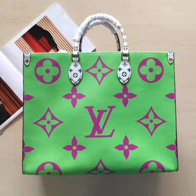 Louis Vuitton 2019 Onthego Tote Shopper Bag,41cm - 루이비통 2019 온더고 토트 쇼퍼백 M44570,LOUB1213 ,41cm,그린+퍼플