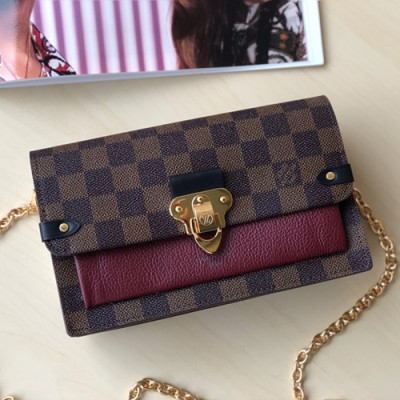 Louis Vuitton 2019 Vavin Wallet Chain Shoulder Cross Bag,19cm - 루이비통 2019 바뱅 월릿 체인 숄더 크로스백 M60222,LOUB1225 ,19cm,와인