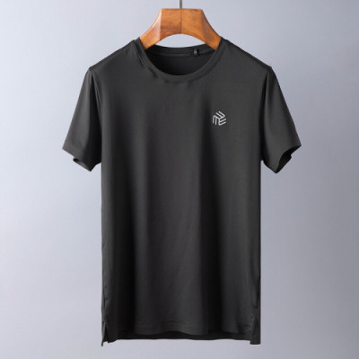 Ermenegildo Zegna  2019 Mens Business Short Sleeved T-shirt - 에르메네질도 제냐 남성 비지니스 반팔티 Zeg0094x.Size(m - 3xl).2컬러(블랙/네이비)