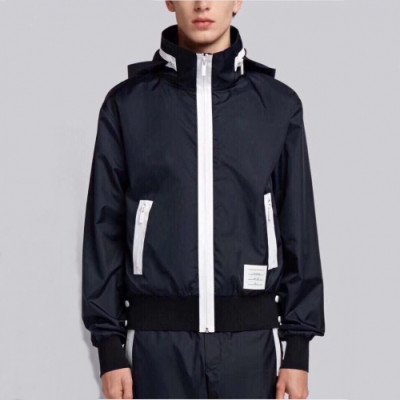 Thom Browne 2019 Mens Casual Wind Breaker Hood Jacket - 톰브라운 남성 캐쥬얼 바람막이 후드자켓 Tho0069x.Size(m - 2xl).2컬러(네이비/그레이)