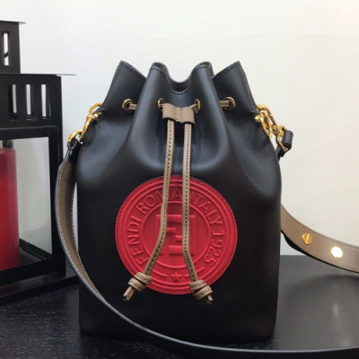 Fendi 2019 Mon Tresor Bucket Shoulder Bag ,24CM - 펜디 2019 몬 트레조 버킷 숄더백  FENB0312,24CM,레드