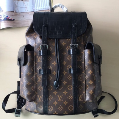 Louis Vuitton 2018 Christopher Back Pack,47cm - 루이비통 2018 남성용 크리스토퍼 백팩,M41379,LOUB1265 ,47cm,브라운