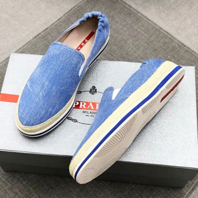 Prada 2019 Mens Casual Denim Slip-on - 프라다 남성 캐쥬얼 데님 슬립온 Pra0597x.Size(240 - 275).블루