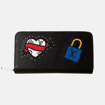 Louis Vuitton 2019 Zippy Epi Wallet M63377 -  루이비통 지피 에삐 월릿 장지갑 LOUW0119.Size(19.5CM).블랙