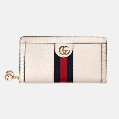 Gucci 2019 Ophidia Zippy Wallet  523154 - 구찌 오피디아 지피 장지갑  GUW0013.Size(19cm).화이트