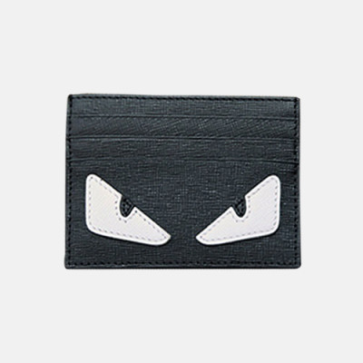 Fendi 2019 Leather Wallet - 펜디 남여공용 레더 반지갑 FENW0023.Size(10.5cm).블랙