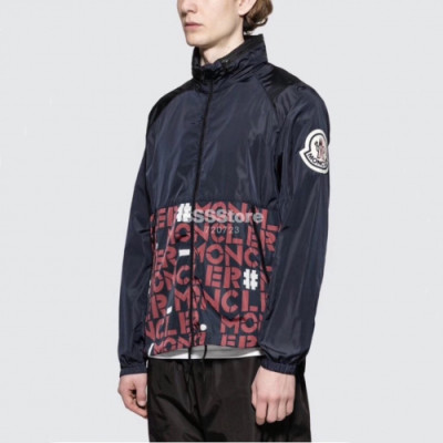 Moncler 2019 Mens Casual Windproof Jacket - 몽클레어 남성 캐쥬얼 바람막이 자켓 Moc0495x.Size(m - 3xl).블랙