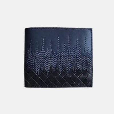 Bottega Veneta 2019 Wallet - 보테가베네타 남여공용 반지갑 110915-BVW0092.11cm.블루+블랙