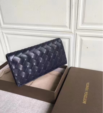 Bottega Veneta 2023 Wallet - 보테가베네타 남여공용 장지갑 244689-BVW0107,19cm.네이비