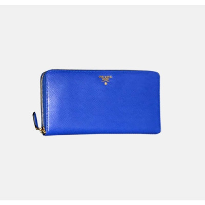 Prada 2019 Saffiano Zip Round Wallet 2ML188 - 프라다 사피아노 여성용 지퍼 라운드 장지갑 PRAW0022.21CM.블루