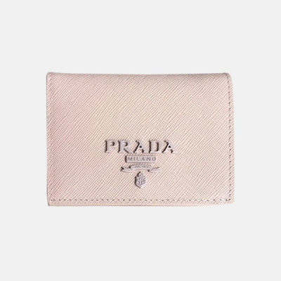 Prada 2019 Saffiano Wallet IMV204 - 프라다 사피아노 여성용 반지갑 PRAW0032. 11CM.인디핑크