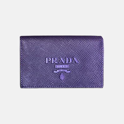 Prada 2019 Saffiano Card Holder 1MC122 - 프라다 사피아노 남여공용 카드 홀더 PRAW0039. 11CM.퍼플