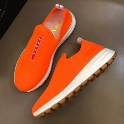 Prada 2019 Mens Casual Canvas Runner  - 프라다 남성 캐쥬얼 캔버스 러너 Pra0612x.Size(240 - 270).네온오렌지