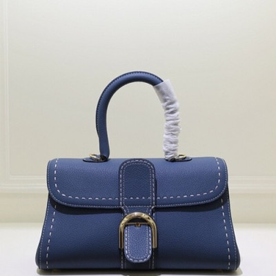 Delvaux 2019 Leather Tote Shoulder Bag,28s CM - 델보 2019 레더 토트 숄더백,DVB0076.28s CM,다크블루